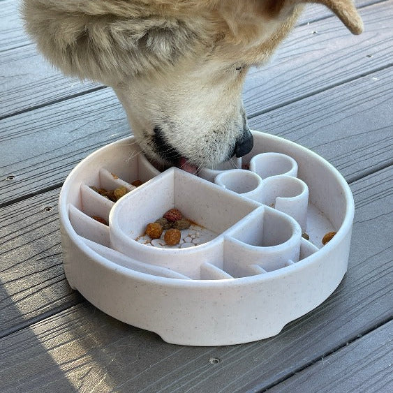 Speckled Java Design eBowl by SodaPup, a slow feeder dog bowl made for enrichment and interactive feeding.