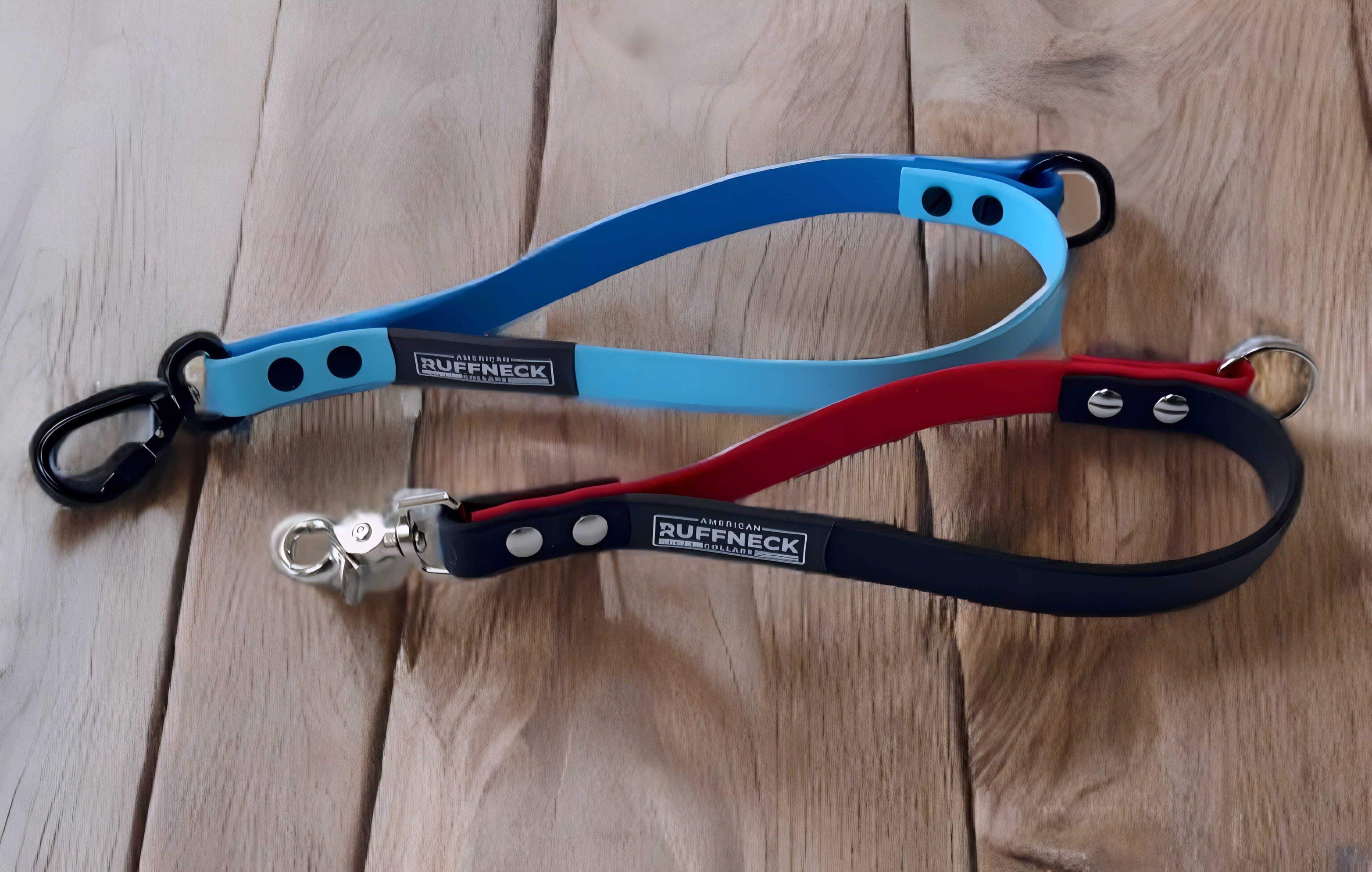 Two BioThane dog accessories