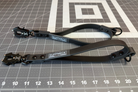 American Ruffneck Collars Close Quarters Control dog leash in black, showing durable nylon material and padded handle for secure control