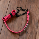 Biothane Maverick Martingale Collar by American Ruffneck Collars, showing a durable black collar with metal hardware on a white background.