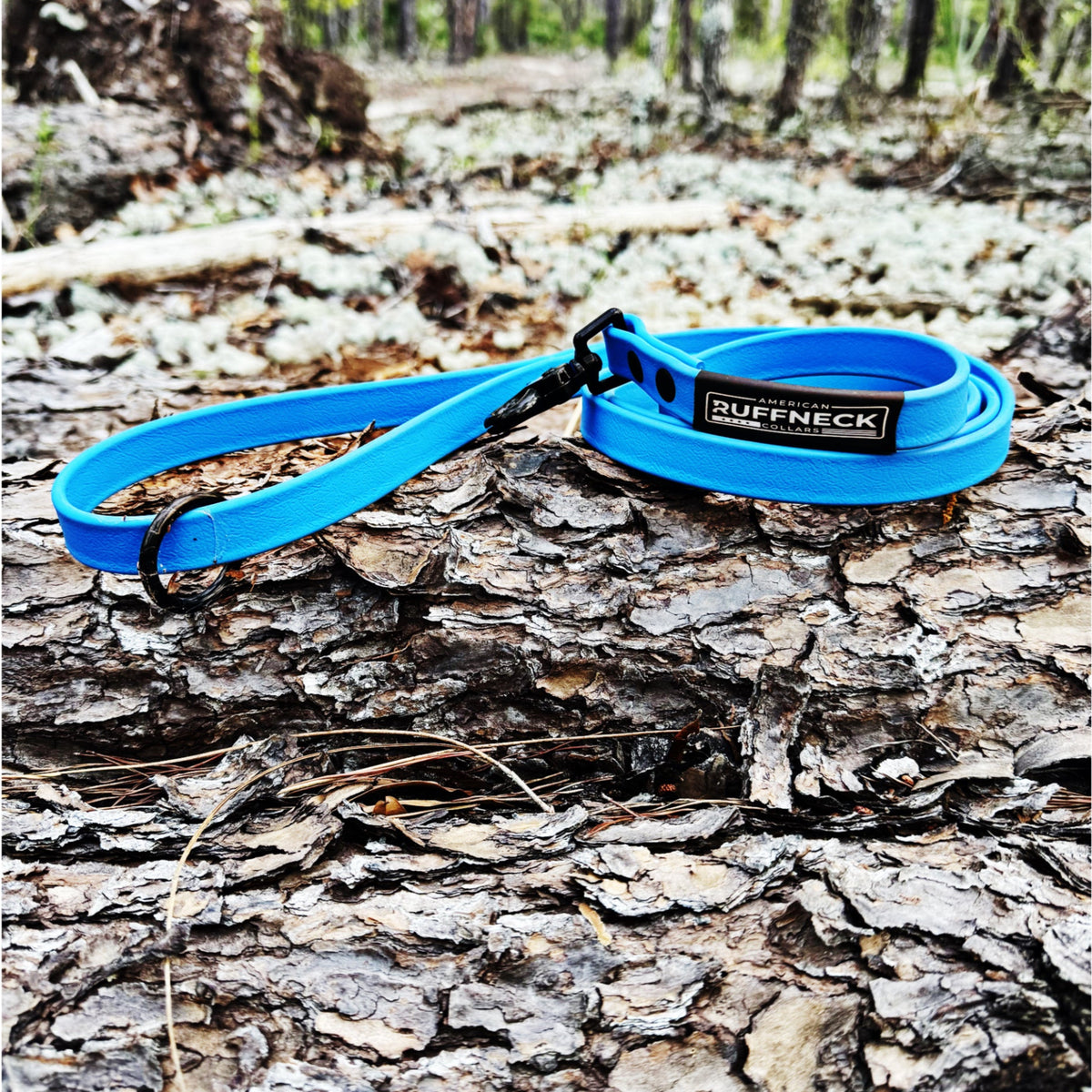 Title Cards Ruff Ruff BioThane Convertible Dog Leash | American Ruffneck Collars