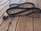 American Ruffneck Collars Daily Drifter dog leash, standard length, durable nylon material, black color with metal clasp
