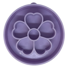 Pink Flower Design EBOWL by SodaPup/True Dogs, LLC, a slow feeder enrichment bowl for dogs with colorful flower pattern.