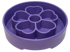 Pink Flower Design EBOWL by SodaPup for dogs, a slow feeder bowl with flower pattern for enrichment and dining.
