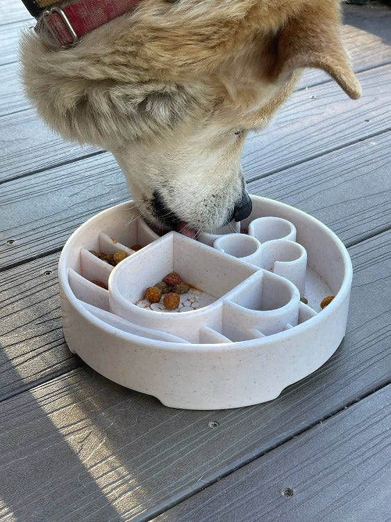 Speckled Java Design eBowl by SodaPup, a slow feeder dog bowl made for enrichment and interactive feeding.