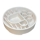 Speckled Java Design SodaPup eBowl for dogs, an enrichment slow feeder bowl with a textured surface for interactive feeding.