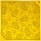 Autumn design SodaPup EMAT enrichment lick mat with fall-themed leaf patterns for dogs.