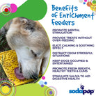 Autumn design EMAT enrichment lick mat by SodaPup for dogs, featuring fall-themed patterns and textures for interactive play.