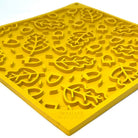Autumn design EMAT enrichment lick mat by SodaPup/True Dogs, LLC, featuring colorful fall-themed patterns for dogs.