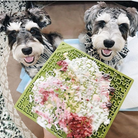 Blue SodaPup True Dogs EMAT Jigsaw Design enrichment lick mat with puzzle pattern for dogs.