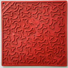 Purple Bones Design eMat Enrichment Lick Mat by SodaPup for dogs, featuring a textured surface for interactive licking fun.