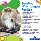 Black Zombie Design EMAT enrichment lick mat for dogs by SodaPup/True Dogs, LLC, featuring a detailed zombie pattern.